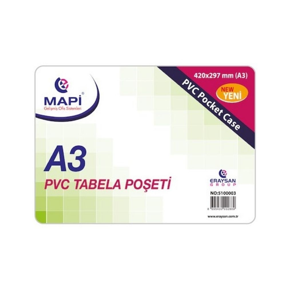 Mapi Tabela Poşeti a3 pvc
