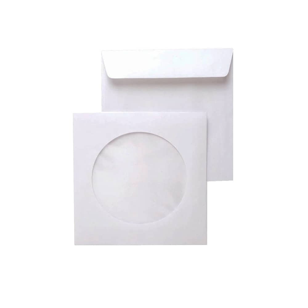 Doğan Cd Zarfı 125x125 mm 90 gr Pencereli Extra 25'li