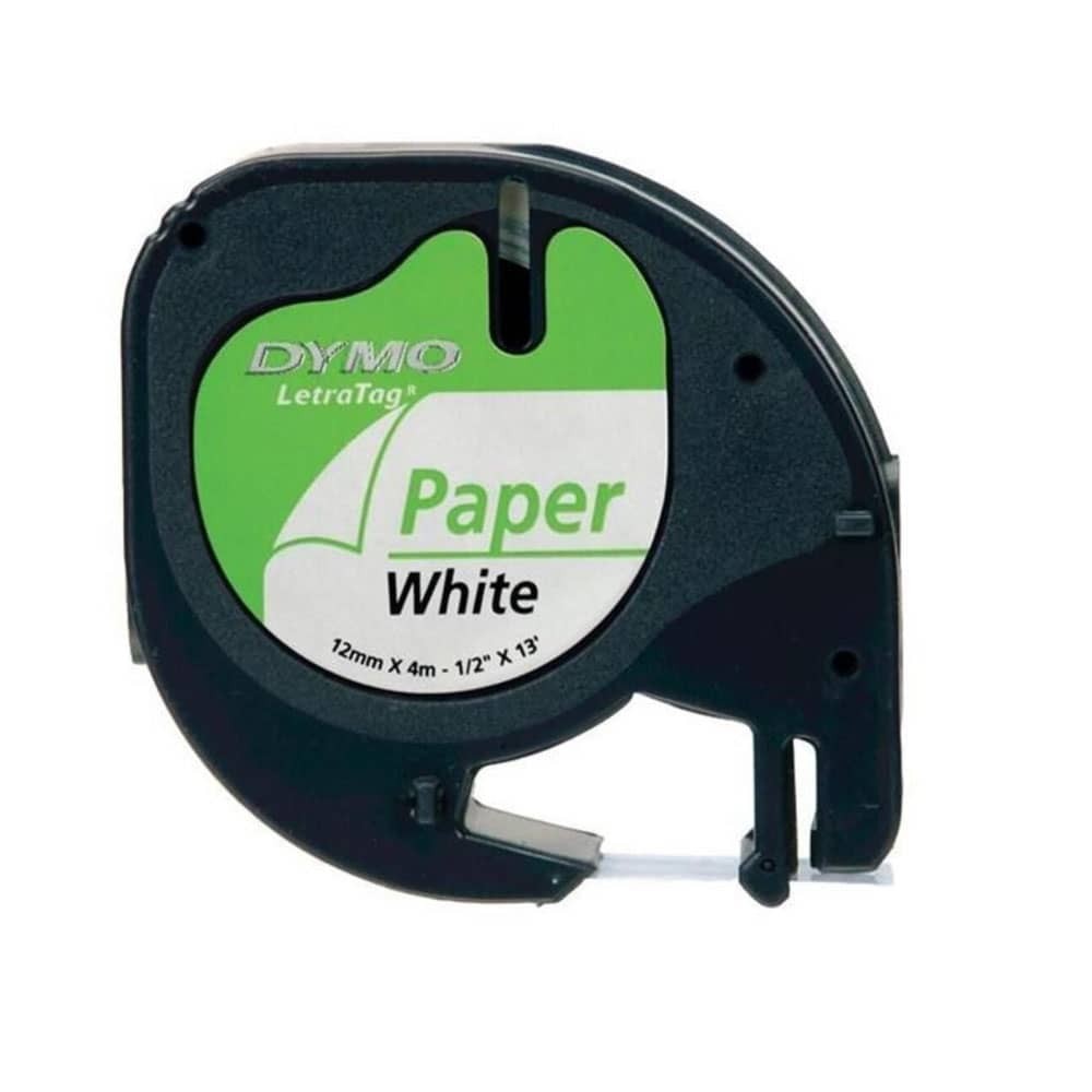 Dymo Şerit Dymo LetraTag Kağıt Beyaz 91200 59421