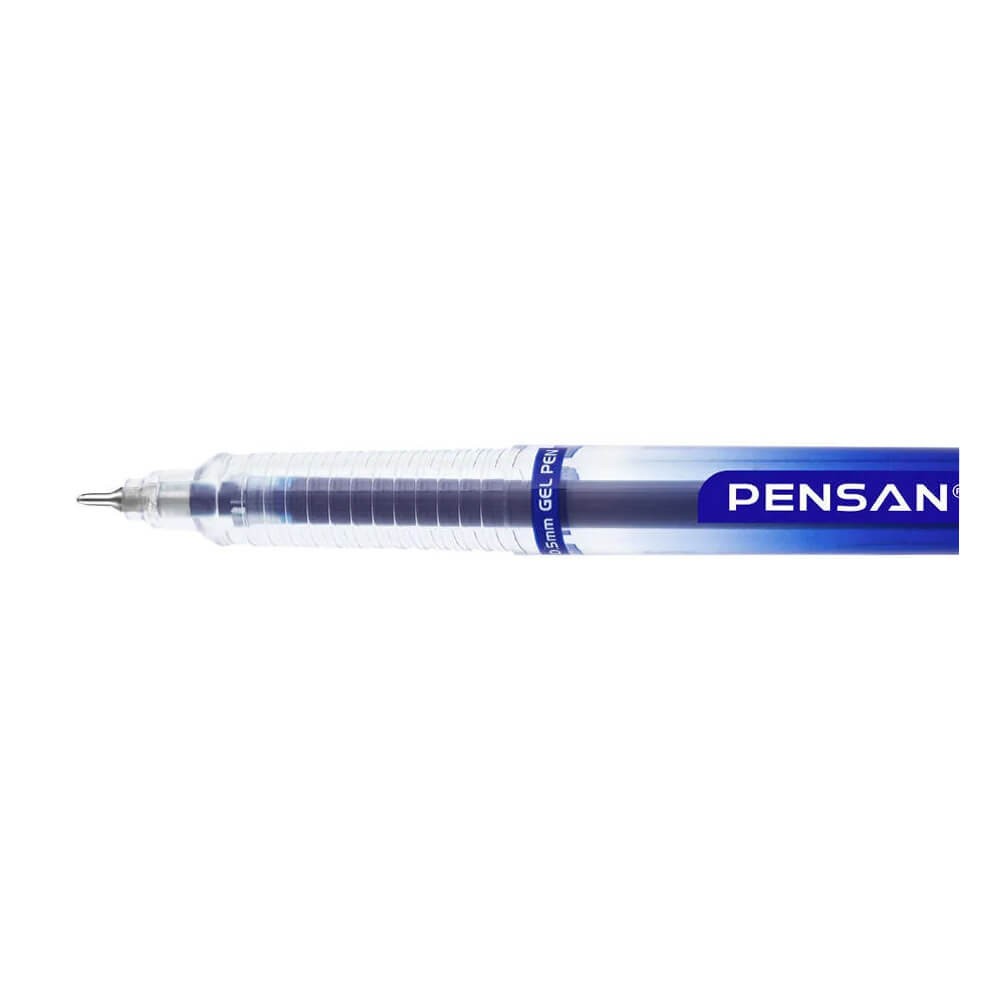 Pensan Tükenmez Kalem My-King Gel İğne Uç 0.5 mm Metal Klips Mavi