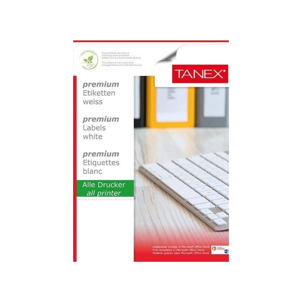 Tanex Bilgisayar Etiketi 74x160 mm