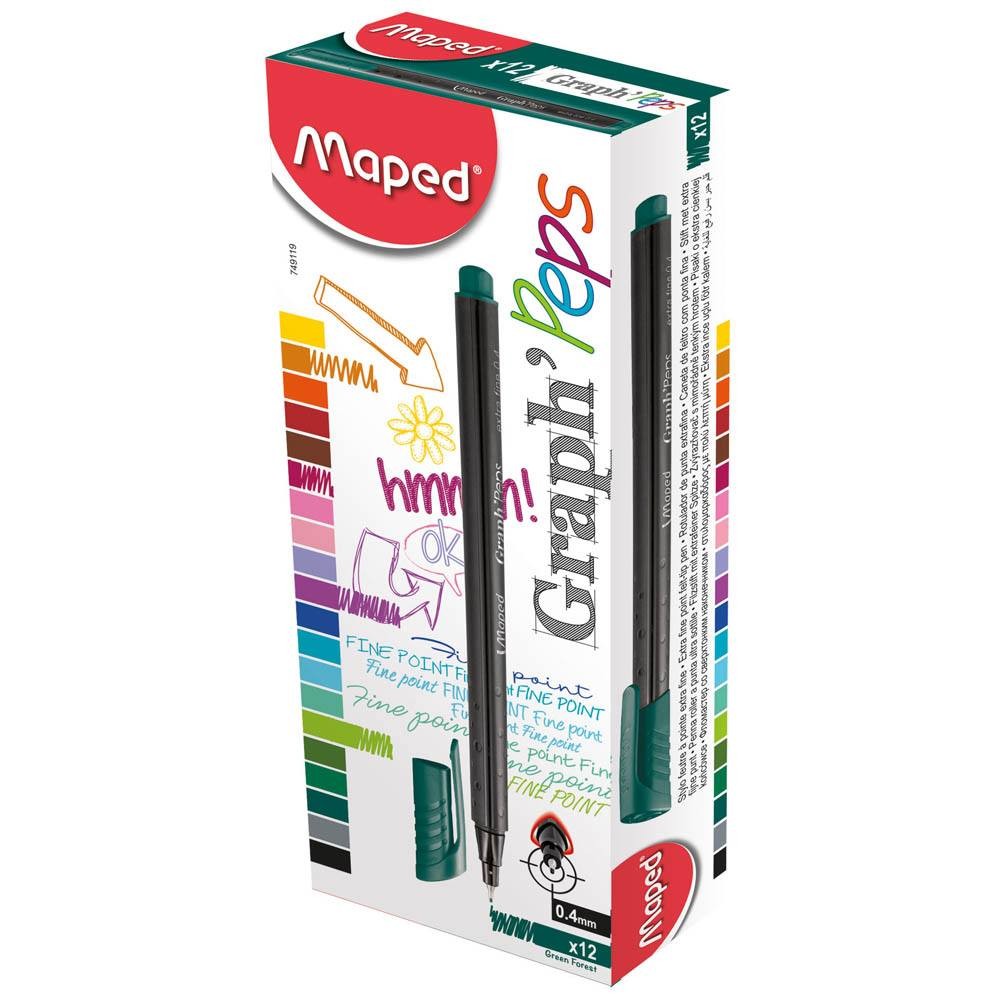 Maped Fineliner Keçeli Kalem Orman Yeşili