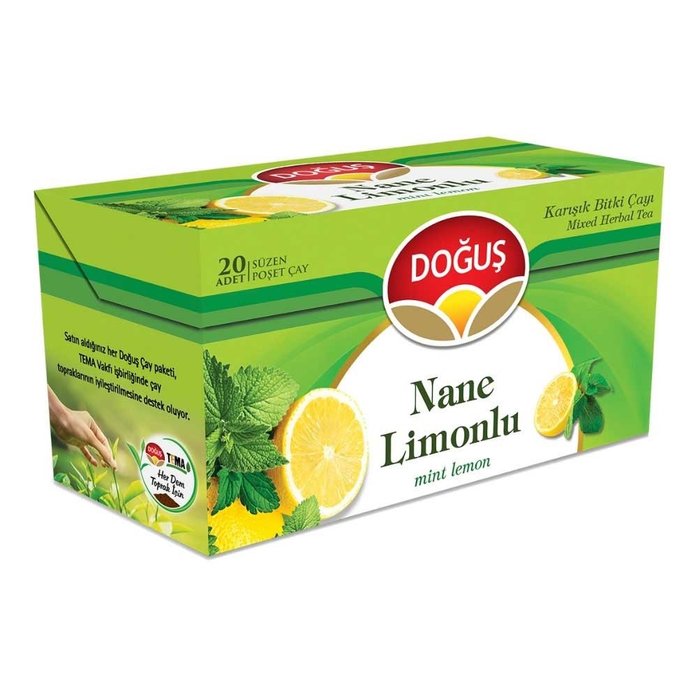 Doğuş Çay Bitki Çayı Nane Limonlu 2 gr 20'li