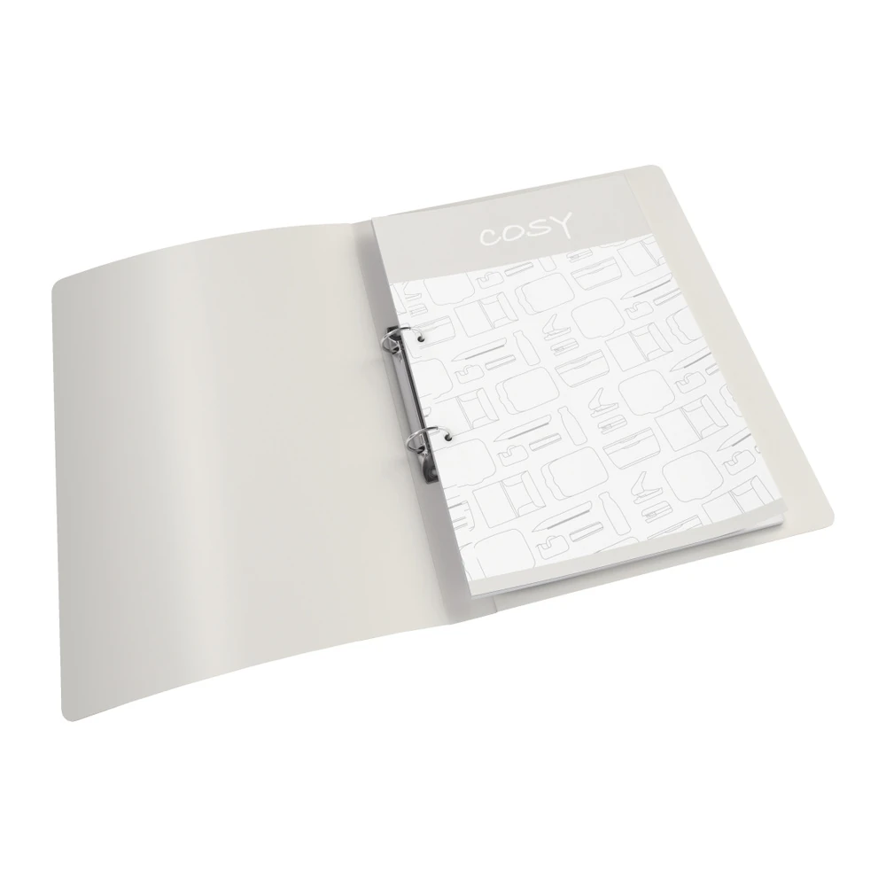 Leitz Cosy 2 Halkalı Klasör Gri