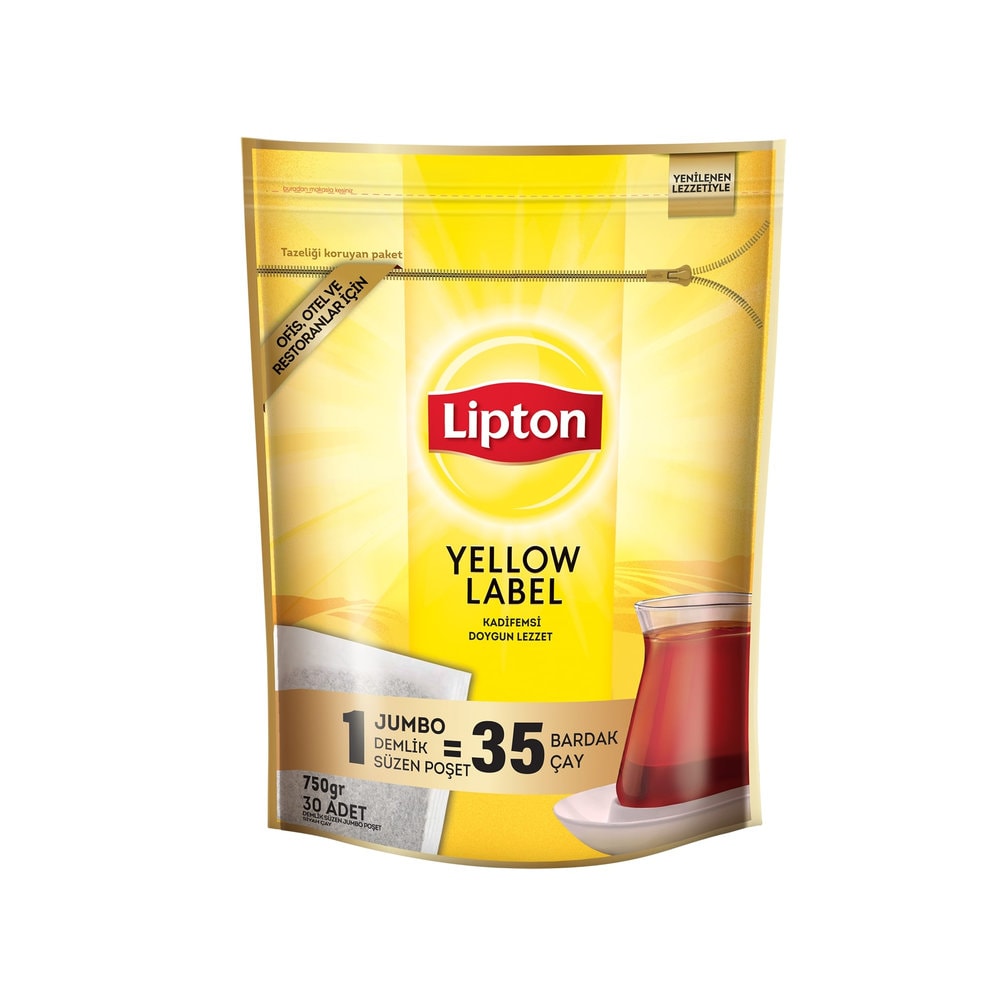 Lipton Yellow Label Jumbo Demlik Çay 25 gr 30'lu