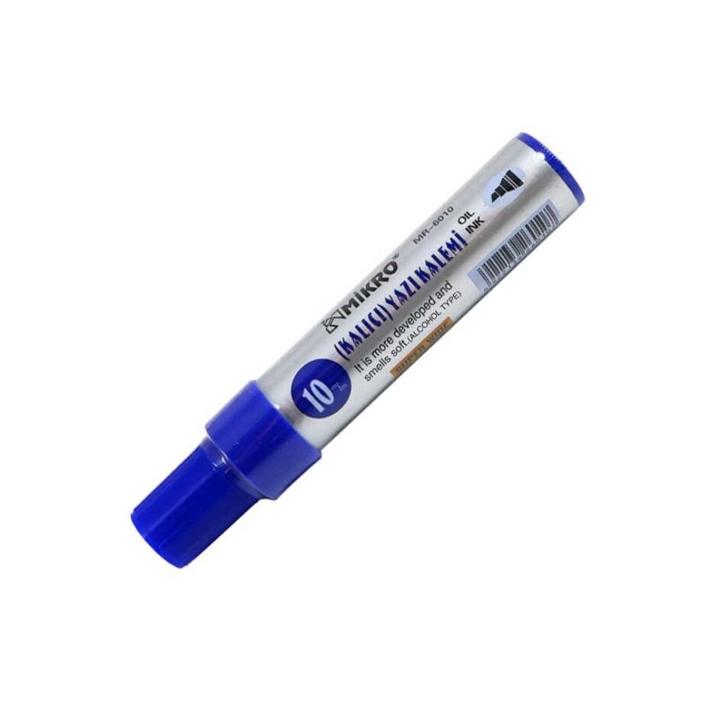 Mikro Permanent Markör Kalemi Mavi 10 mm