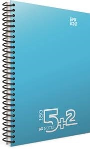 Gıpta Defter Bx Notes Spiralli Seperatörlü Pp Kapak 5+2 A4 180 Yaprak
