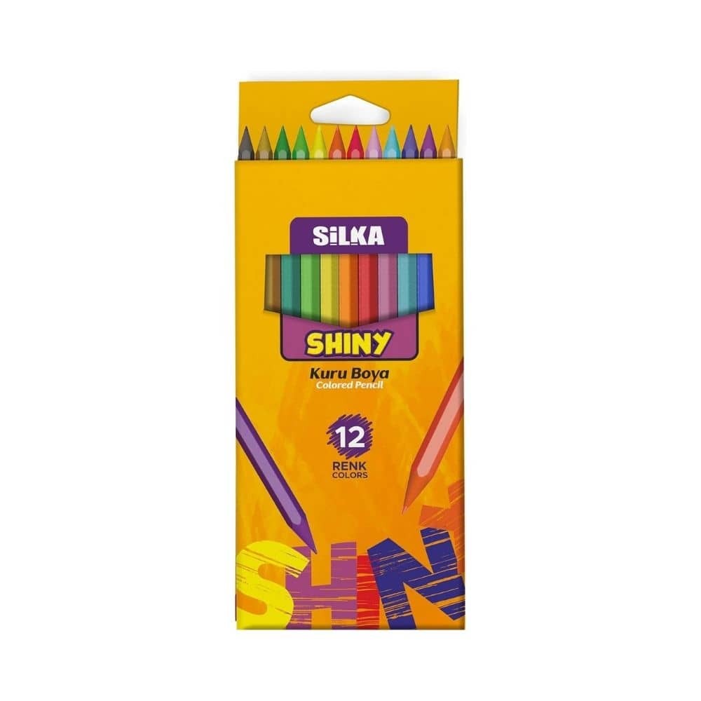 Silka Kuru Boya Shiny Tam Boy 12'li