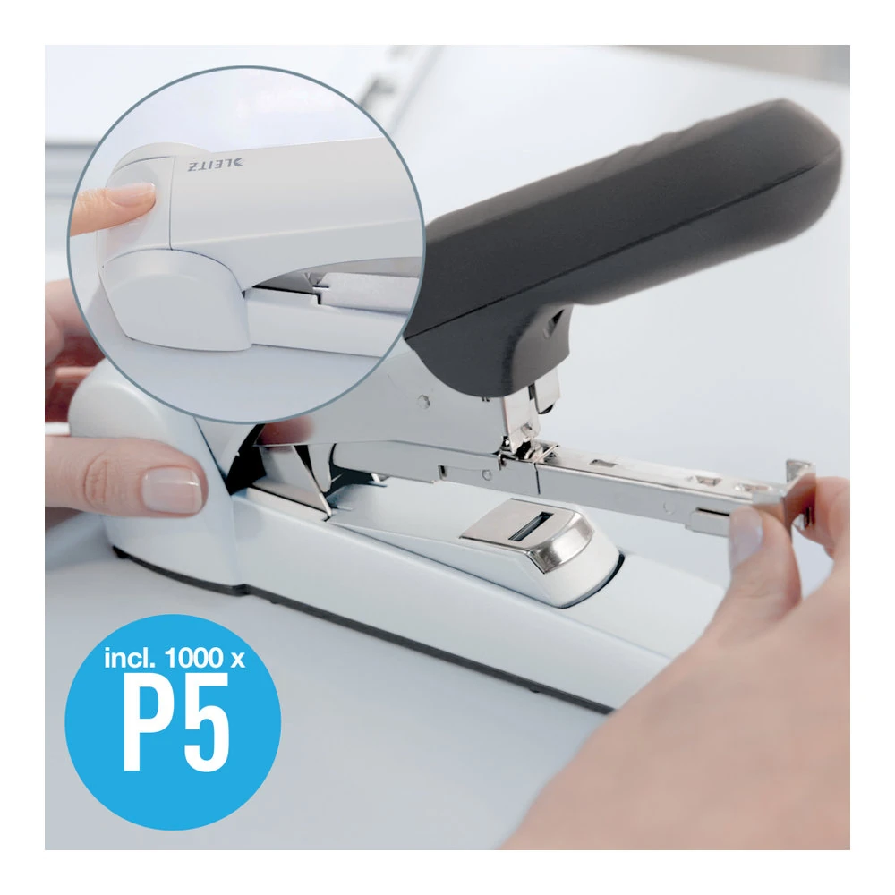 Leitz Zımba Makinesi Kollu 60 Sayfa Gri