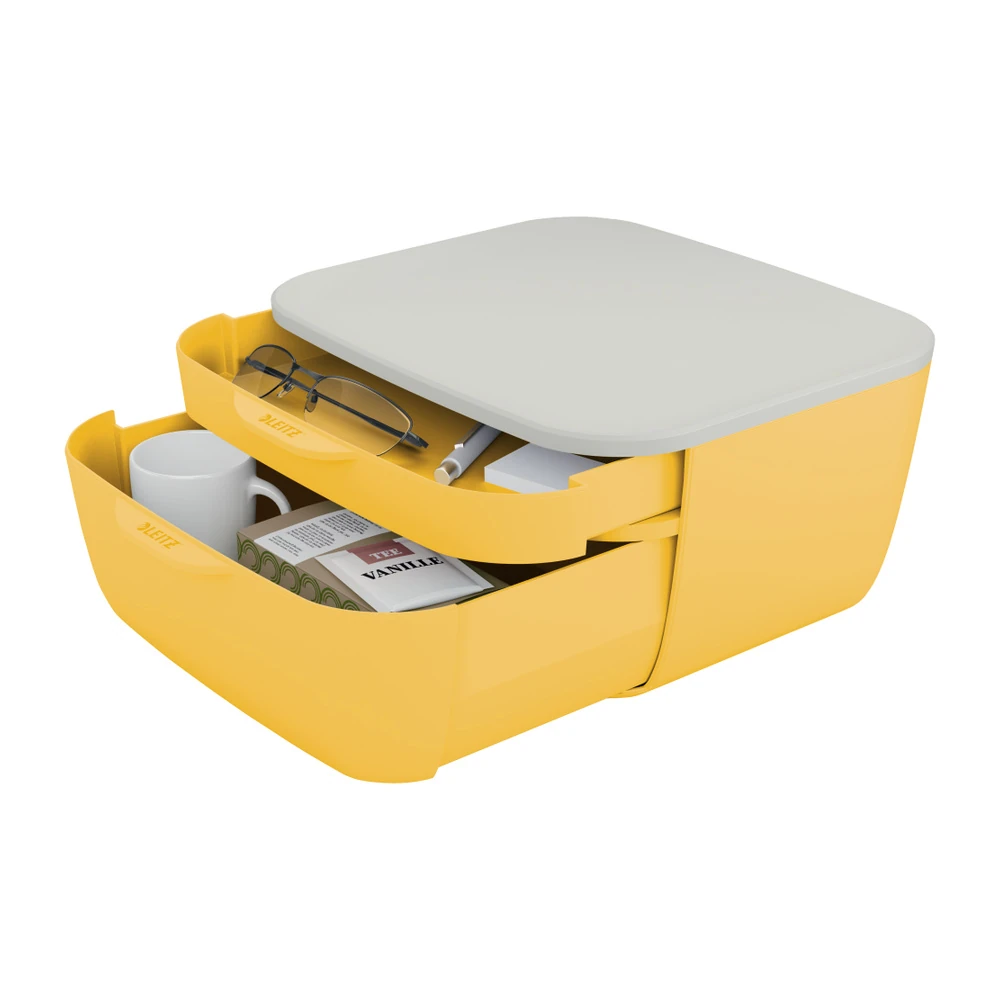 Leitz Cosy Çekmeceli Evrak Rafı Sarı