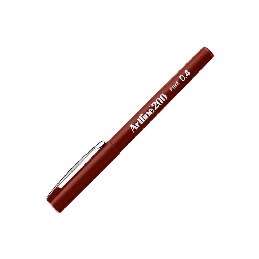 Artline 200 Yazı Kalemi Fineliner 0.4 mm Kahverengi