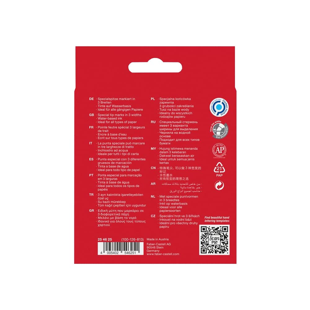 Faber-Castell Fosforlu Kalem 46 Pastel 4'lü  Kart 2021