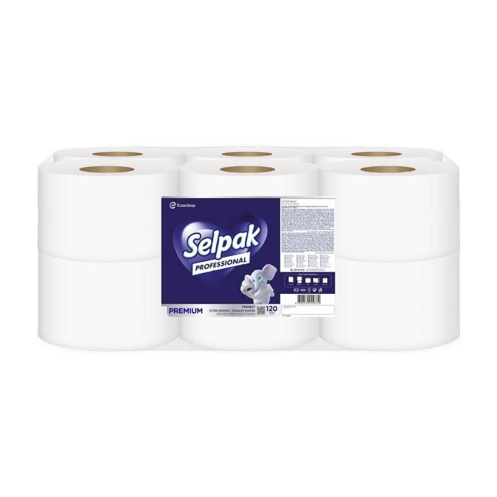 Selpak Professional İçten Çekmeli Tuvalet Kağıdı 120 m 12'li