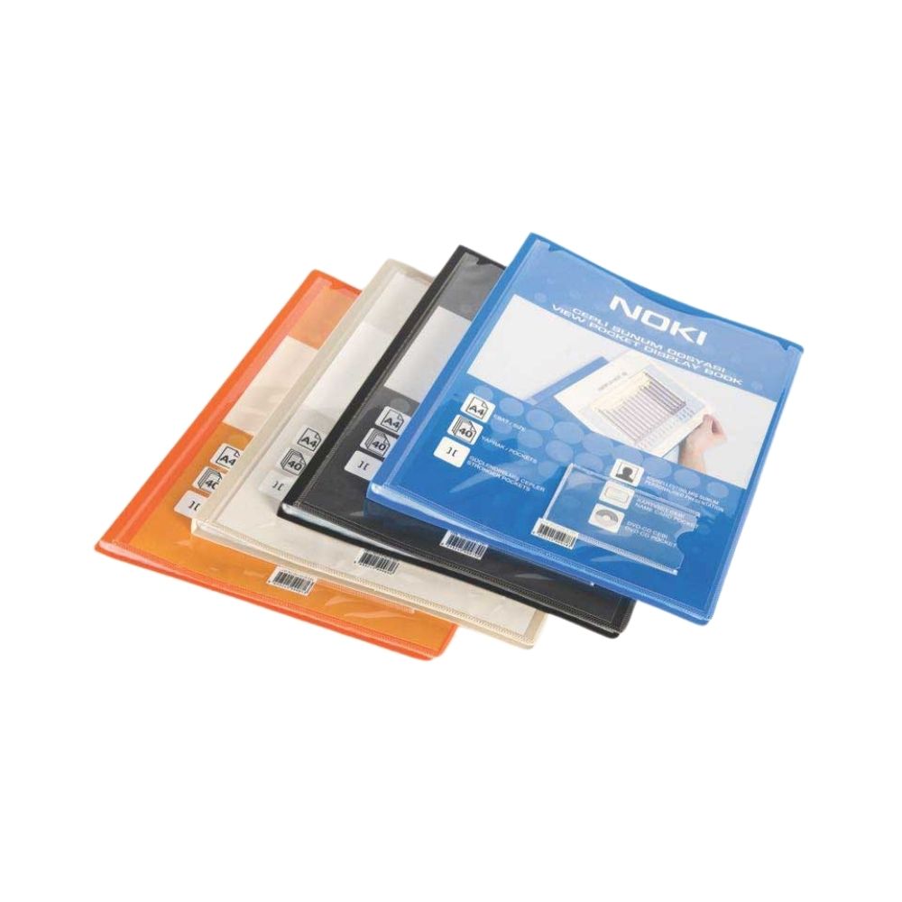 Noki Sunum Dosyası Cepli 80 Yapraklı A4 Gri