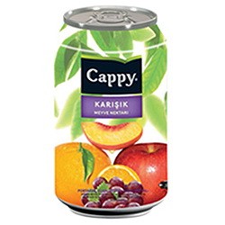 Cappy Karışık Meyveli Kutu 330 ml 12'li