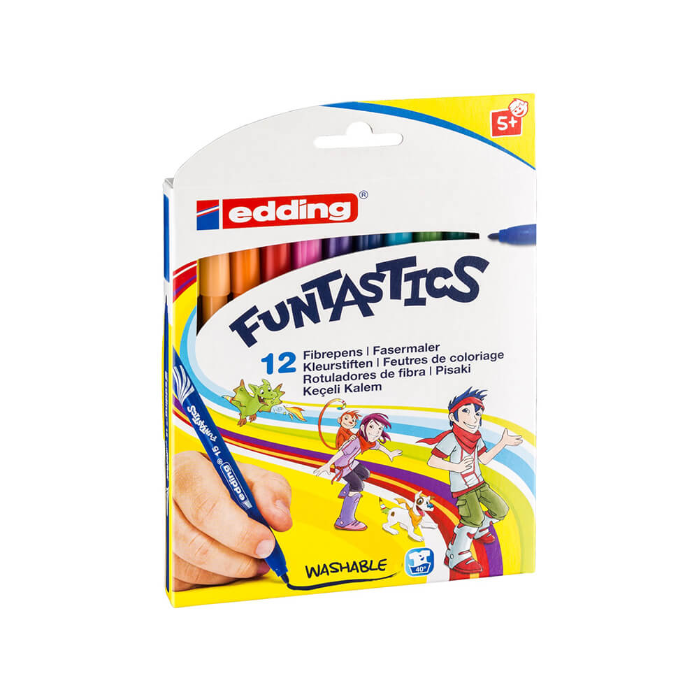 Edding Funtastics İnce Keçe Uçlu Kalem 12'li