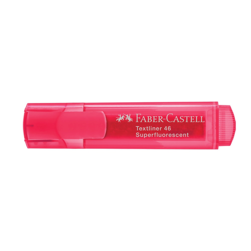 Faber-Castell Fosforlu Kalem Şeffaf Gövde 1546 Kırmızı