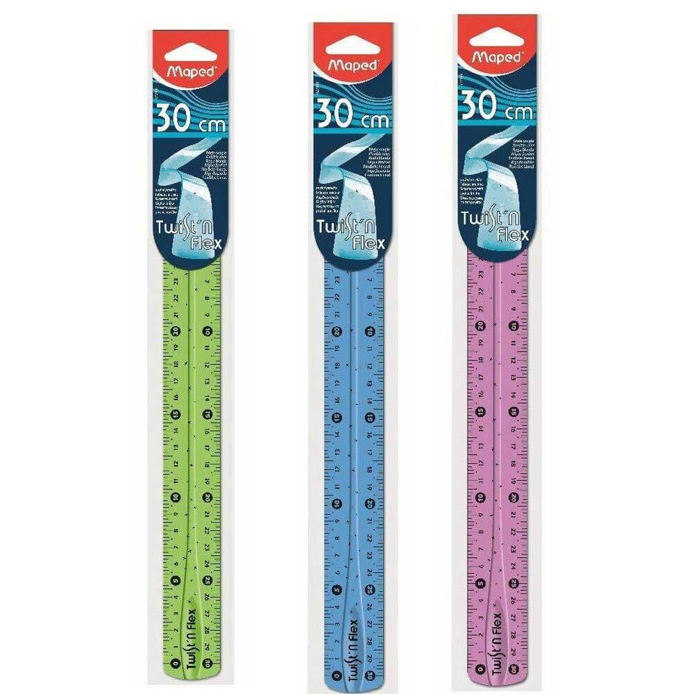 Maped Cetvel Seti Esnek Twist'n Flex 30 cm