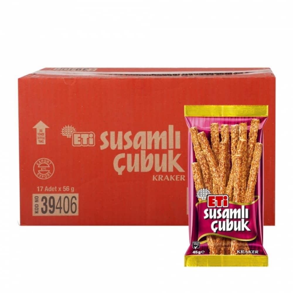 Eti Susamlı Çubuk Kraker 56 gr x 17'li