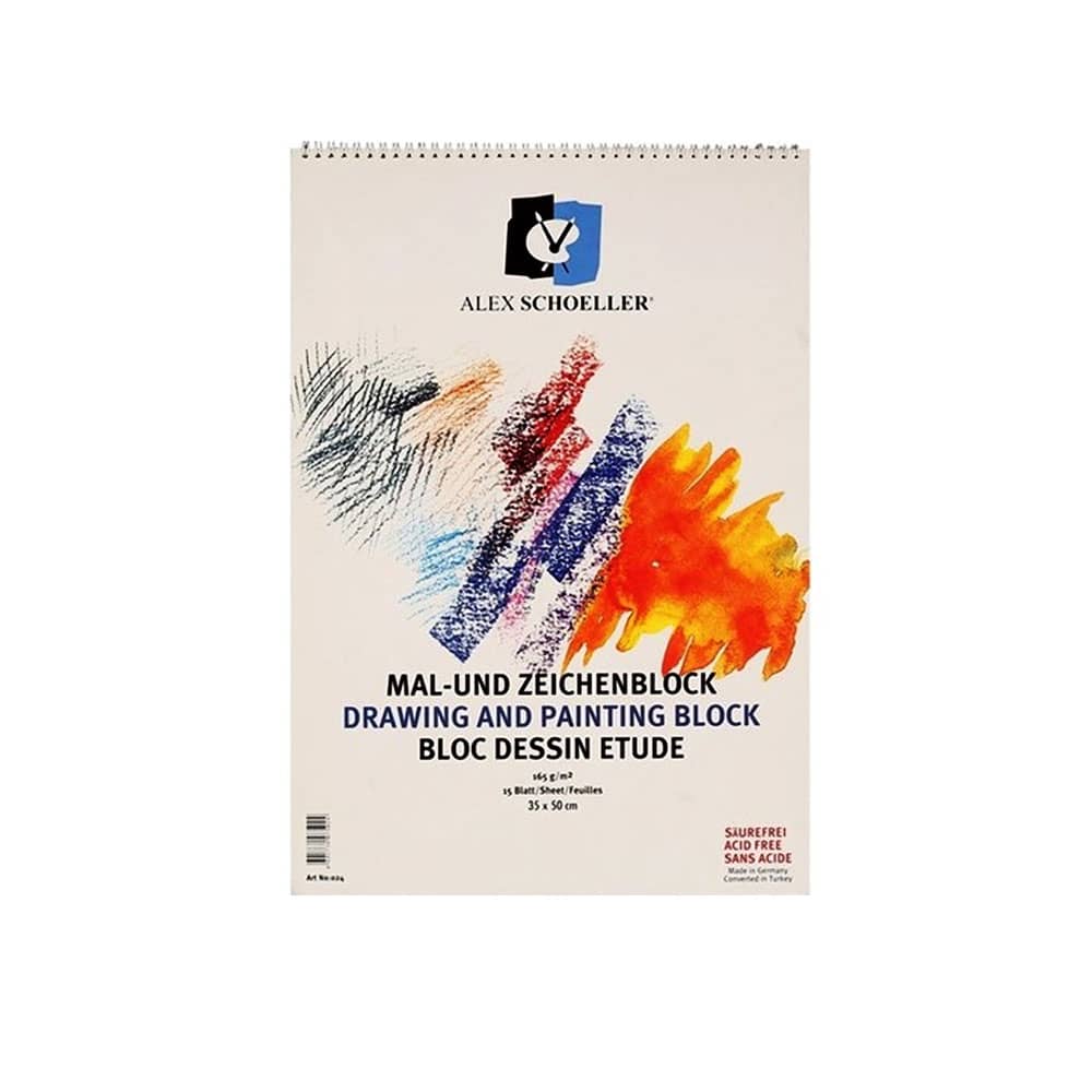 Alex Schoeller Spiralli Resim Defteri 35x50 cm 165 gr
