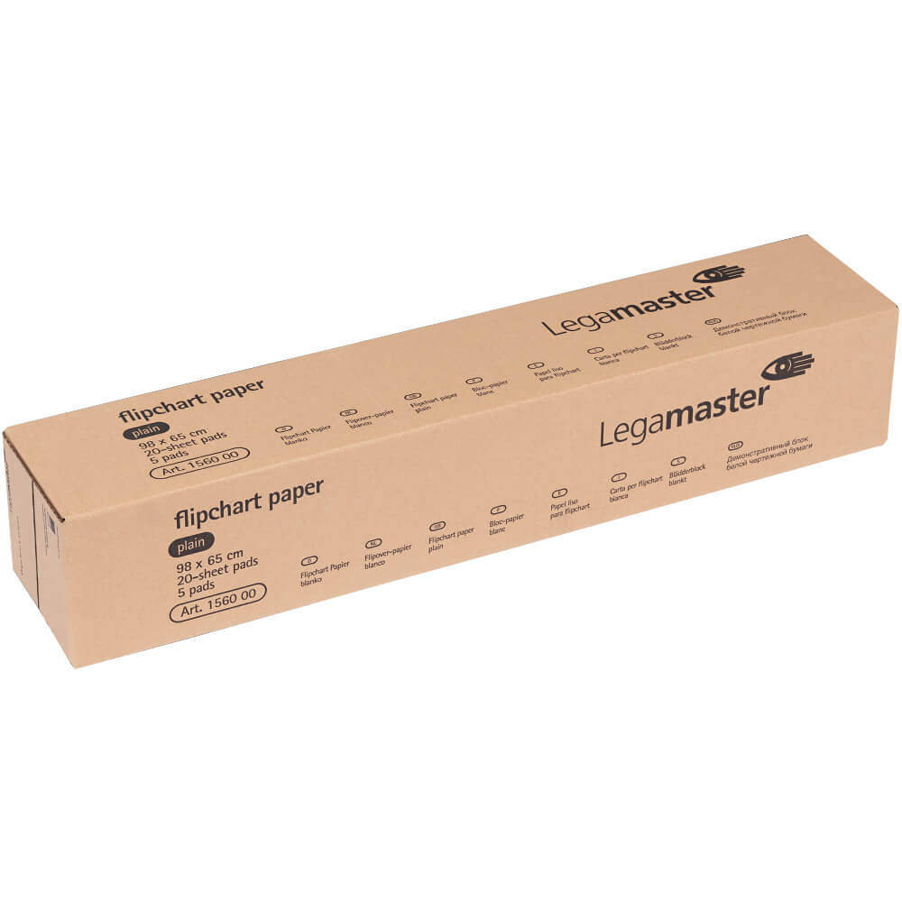 Legamaster Flipchart Kağıdı Düz 98x65 cm 5x20'li Askılı