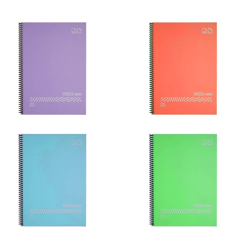 Gıpta Defter Fresco Spiralli Pp Kapak A4 120 Yaprak Kareli