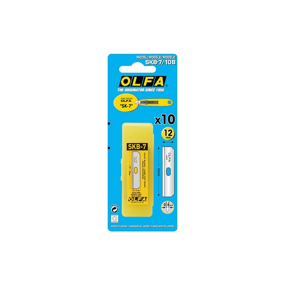 Olfa Maket Bıçağı Yedeği Emniyetli 12.5 mm 0.40 mm SK-7