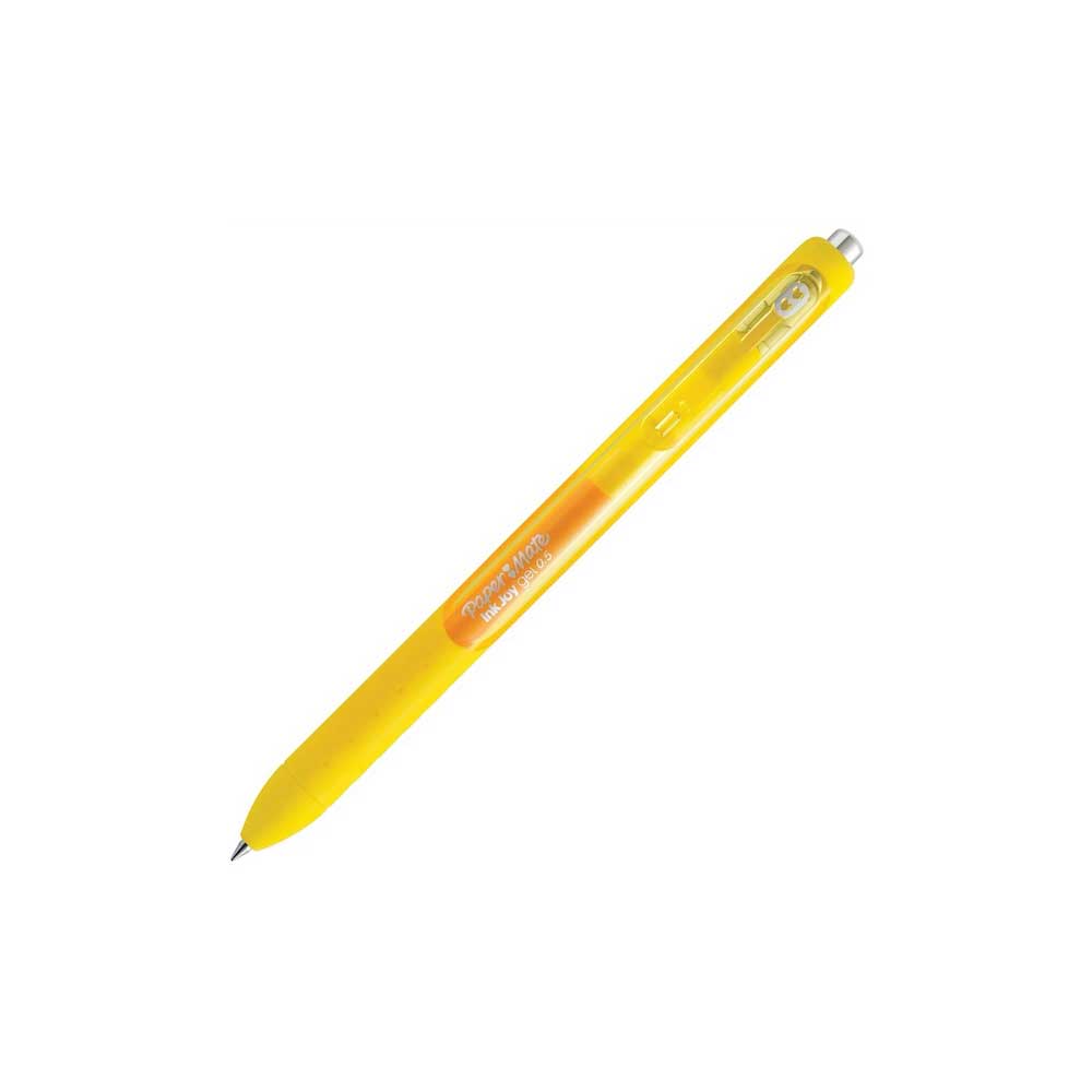 Papermate Jel Kalem Inkjoy Üstten Basmalı Sarı
