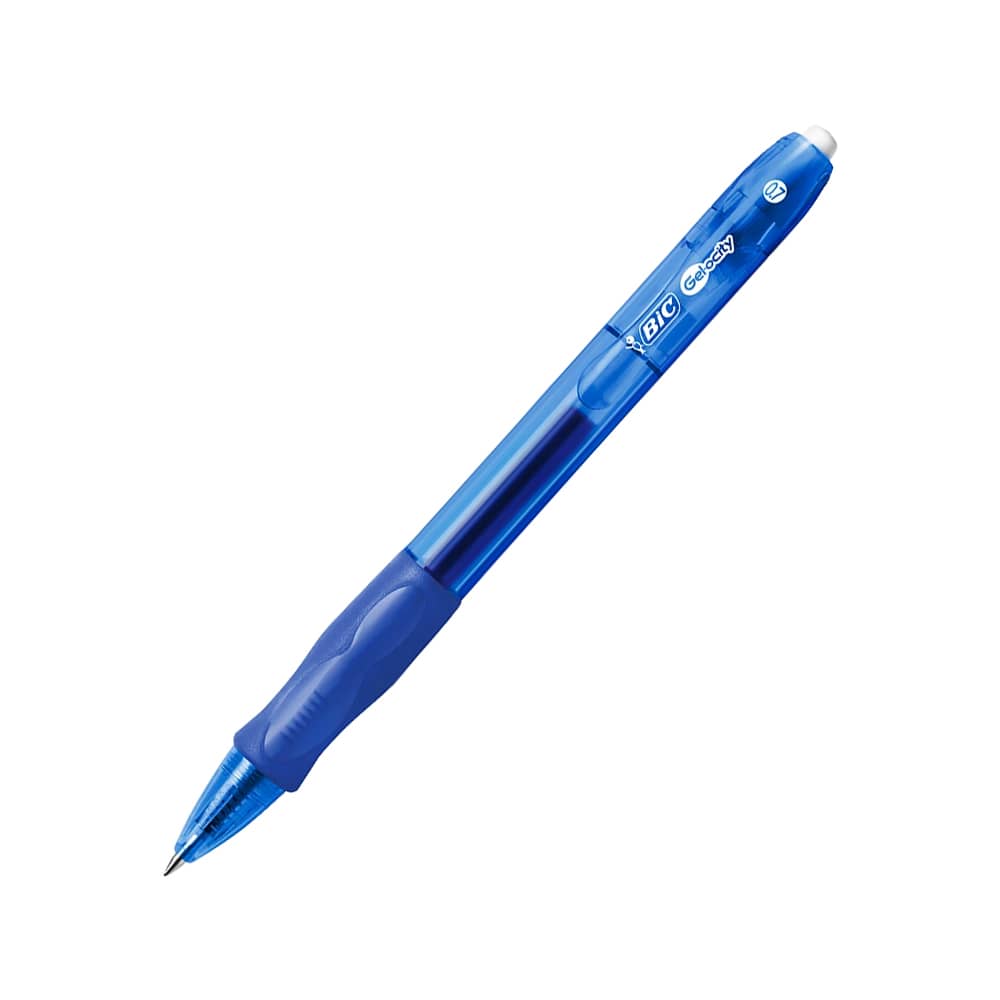Bic Jel Kalem Gelocity Basmalı 0.7 mm Mavi
