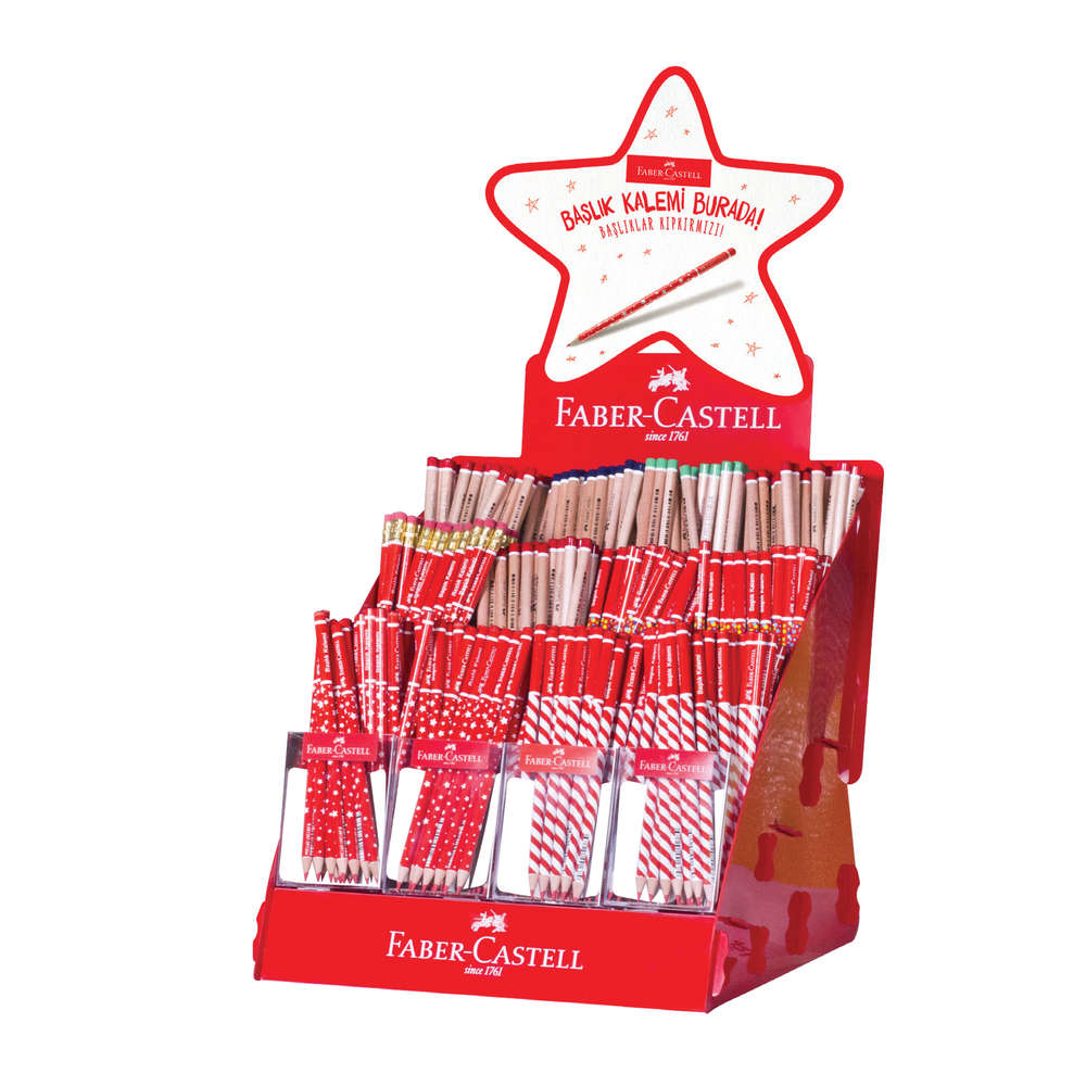 Faber-Castell Kurşun Kalem Başlık Standı 4 Gros FC