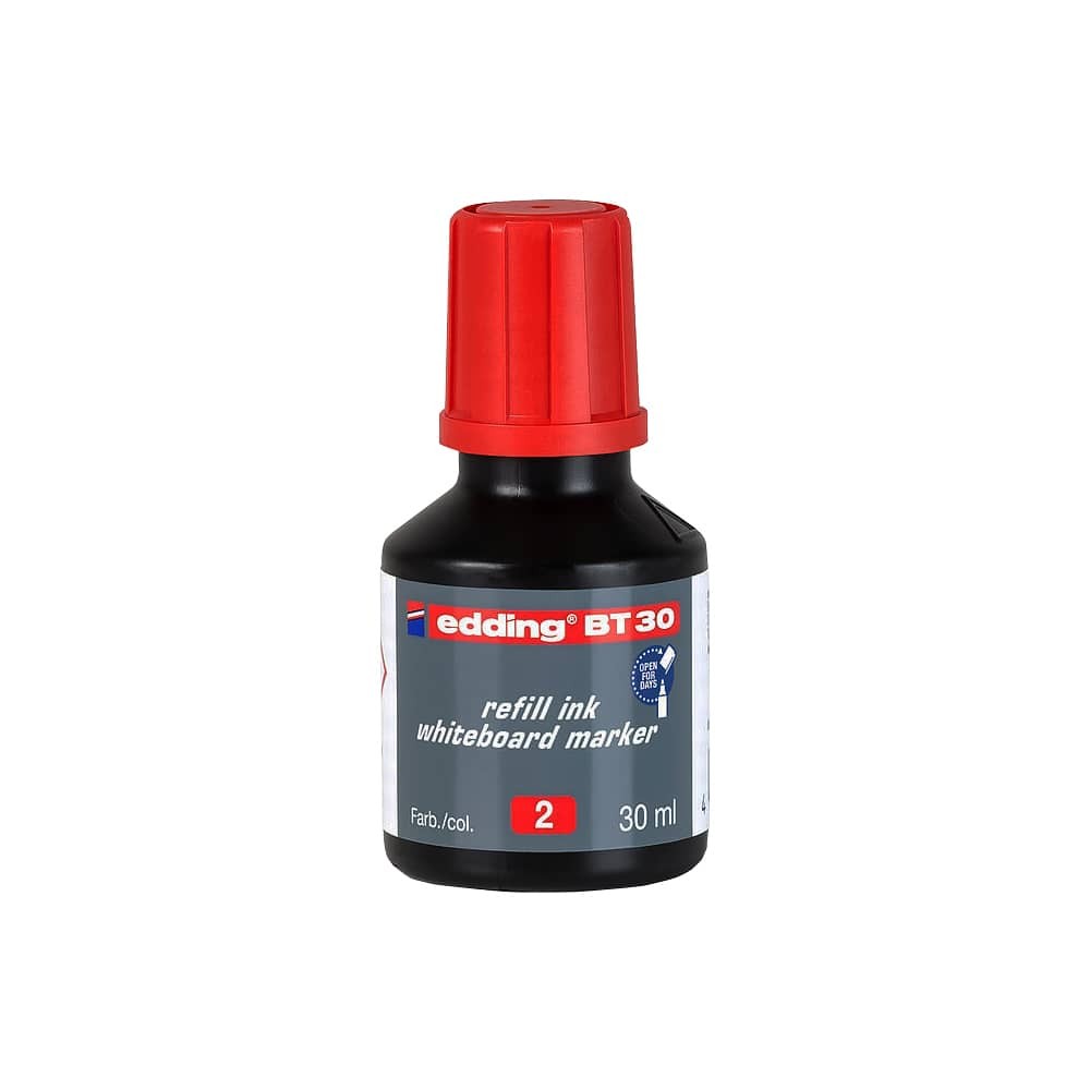 Edding Beyaz Tahta Kalemi Yedek Mürekkebi 30 ml Kırmızı