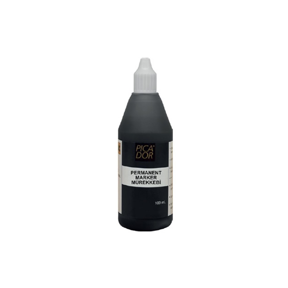 Picador Permanent Markör Mürekkebi 100 ml Siyah