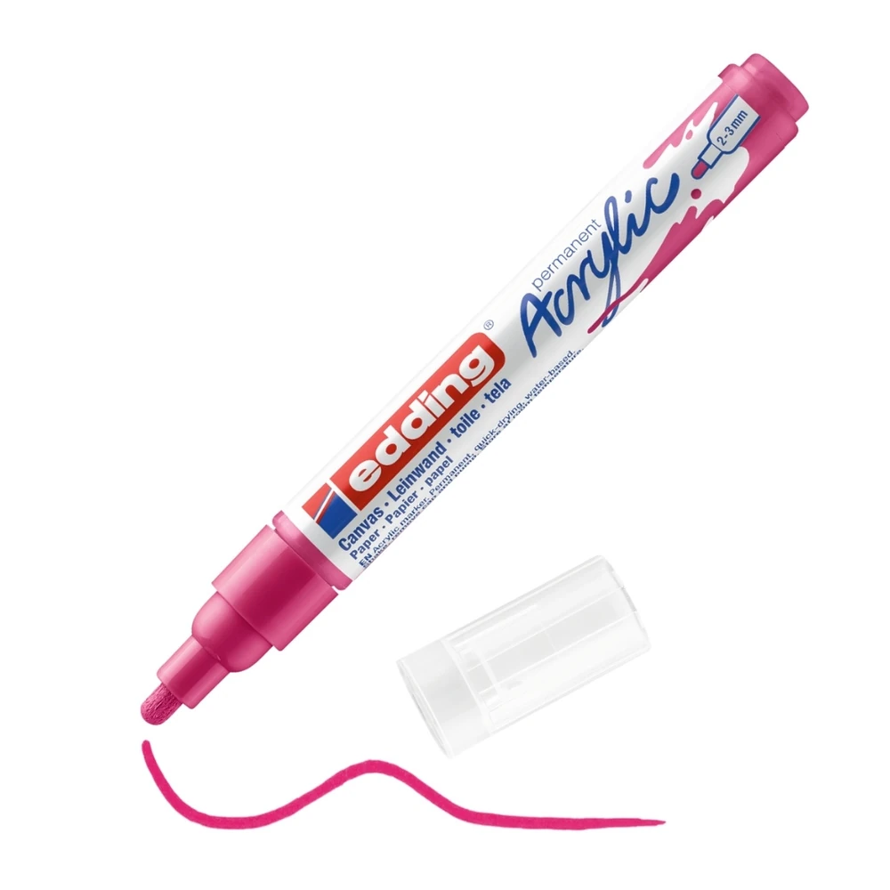 Edding 5100 Akrilik Markör Orta Uçlu Telemagenta