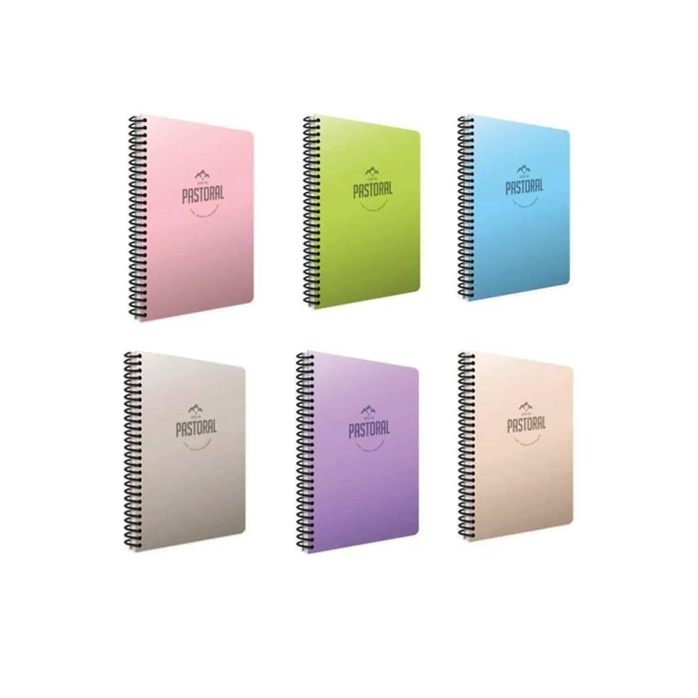 Gıpta Defter Pastoral Spiralli Pp Kapak A6 80 Yaprak Çizgili