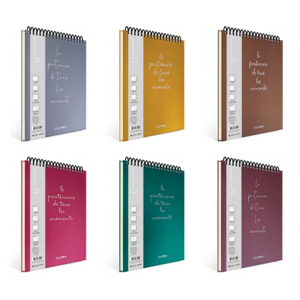 Çınar Defter Bloknot Moments 17x24 cm 100 Yaprak Düz