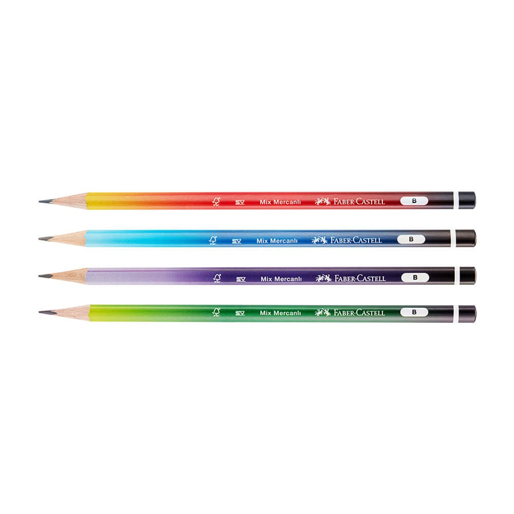 Faber-Castell Kurşun Kalem Mix Mercanlı