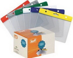 Sarff Kart Poşeti PVC Kırmızı 7.5x9.5 cm 100 adet