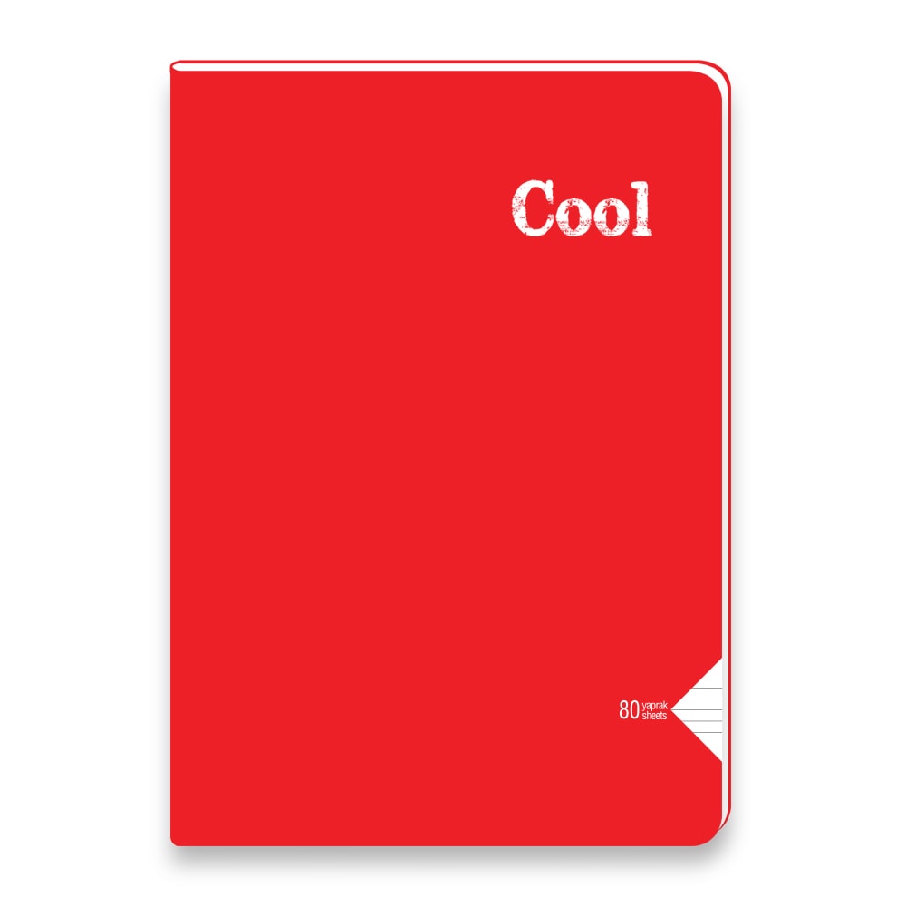 Keskin Color Defter Cool Dikişli Pp Kapak A4 80 Yaprak Çizgili