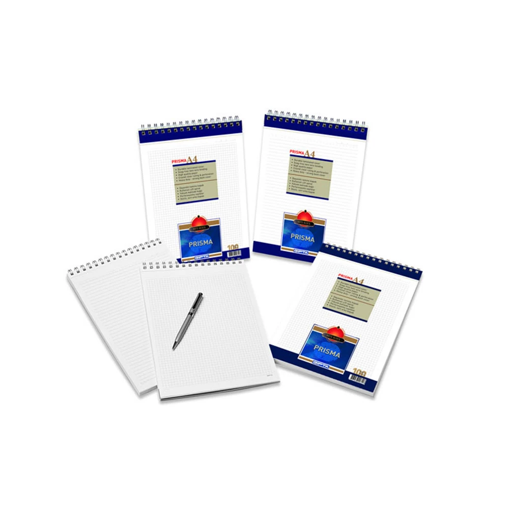 Gıpta Bloknot Prisma Spiralli Karton Kapak A5 100 Yaprak Çizgisiz