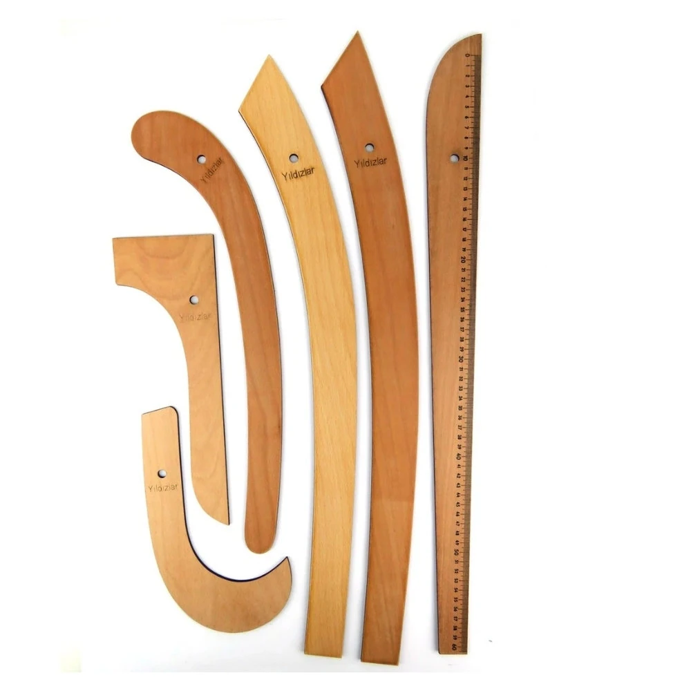 Yıldızlar Riga Cetvel Seti Ağaç Çantalı