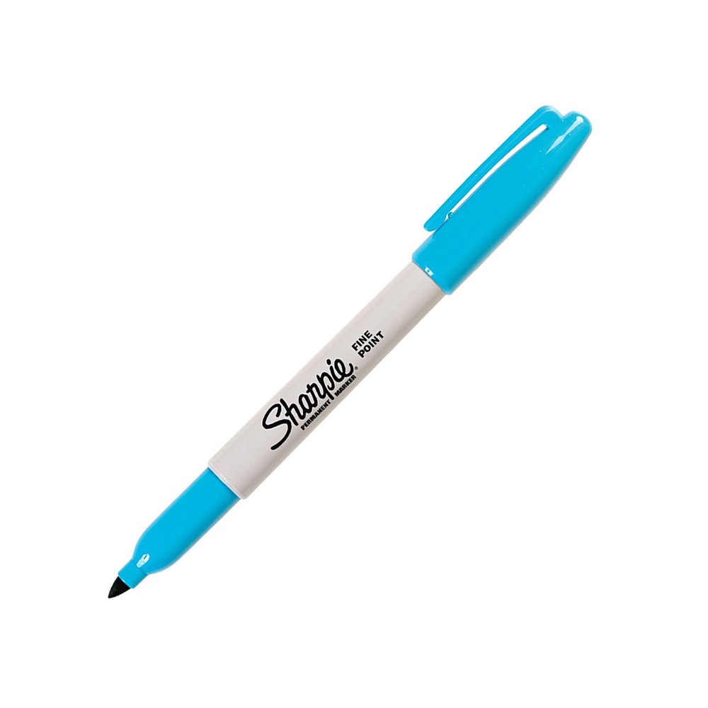 Sharpie Permanent Markör Fine Yuvarlak Uçlu Turkuaz Mavi