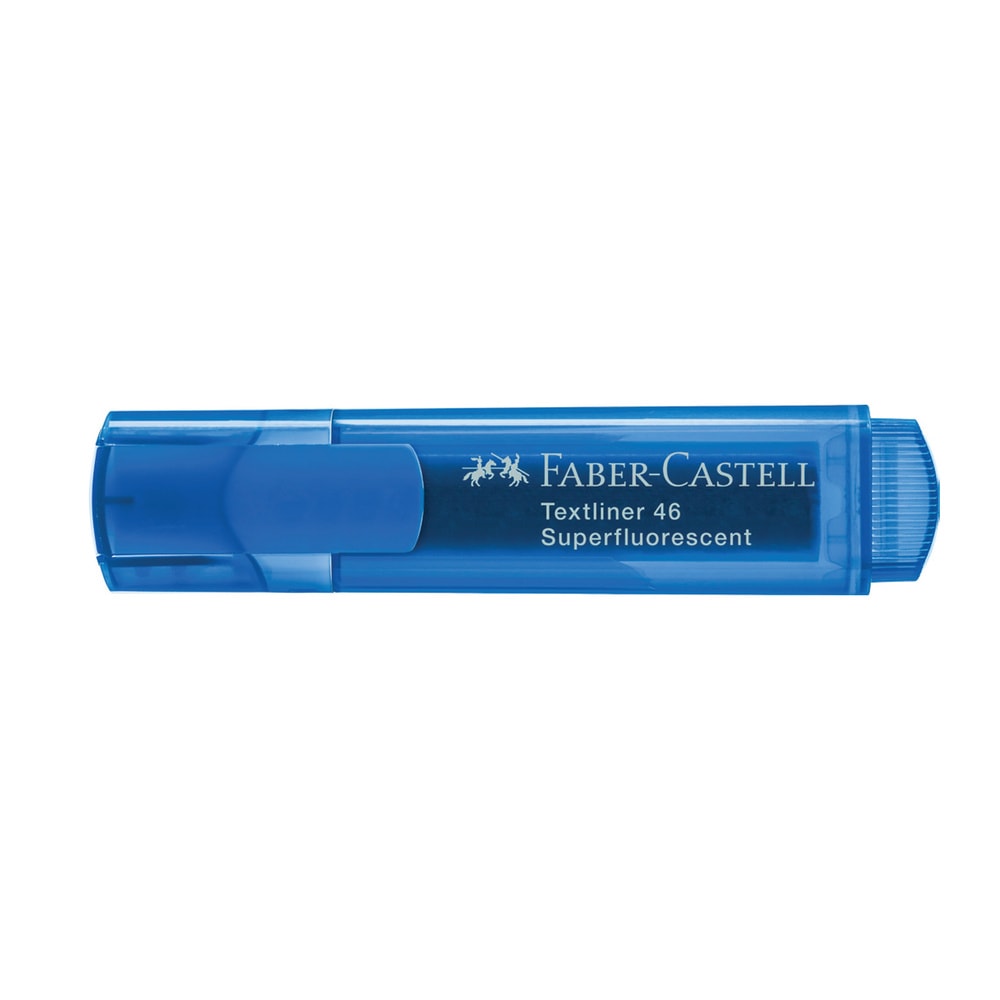 Faber-Castell Fosforlu Kalem Şeffaf Gövde 1546 Mavi