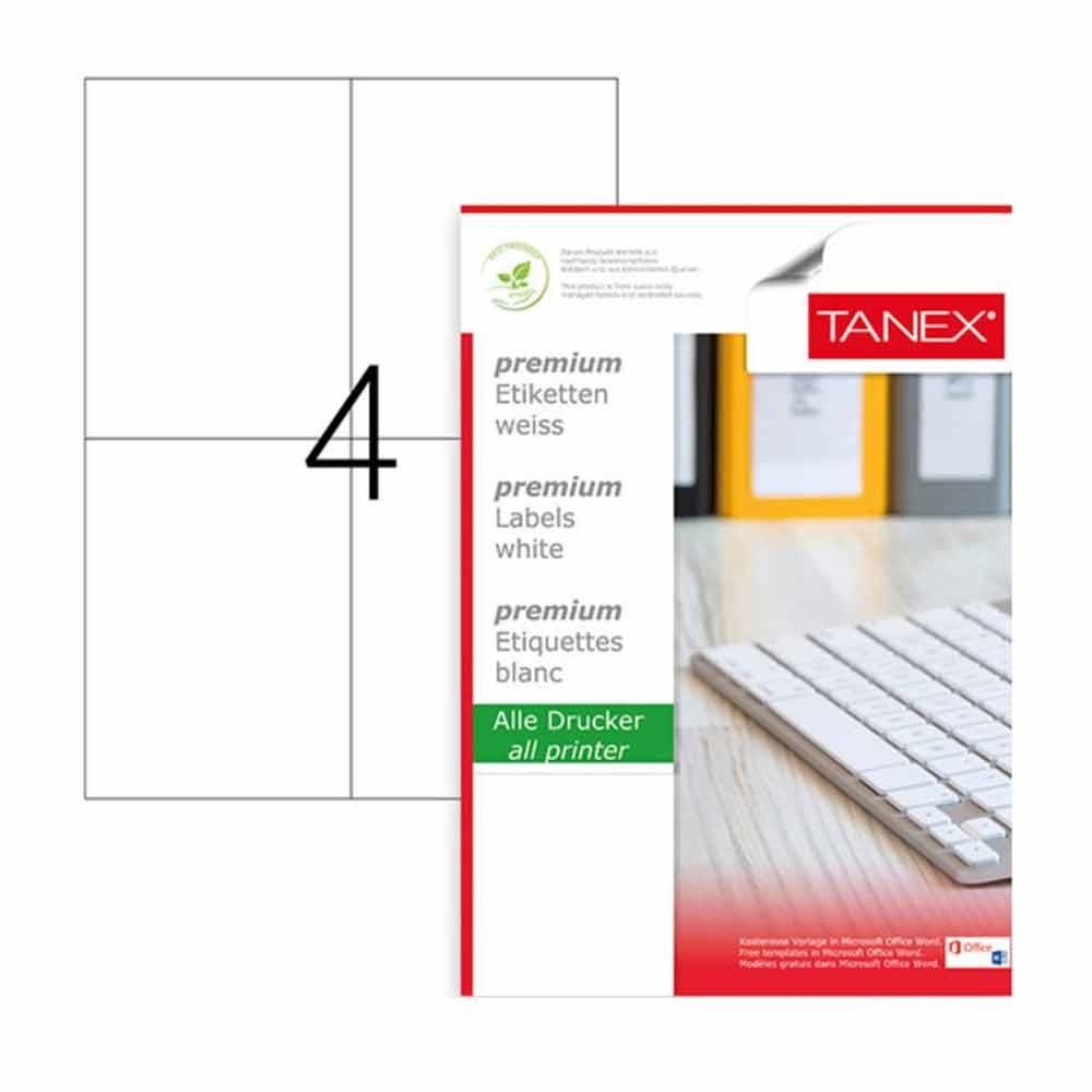 Tanex Laser Etiket 105x148,5 mm TW-2204