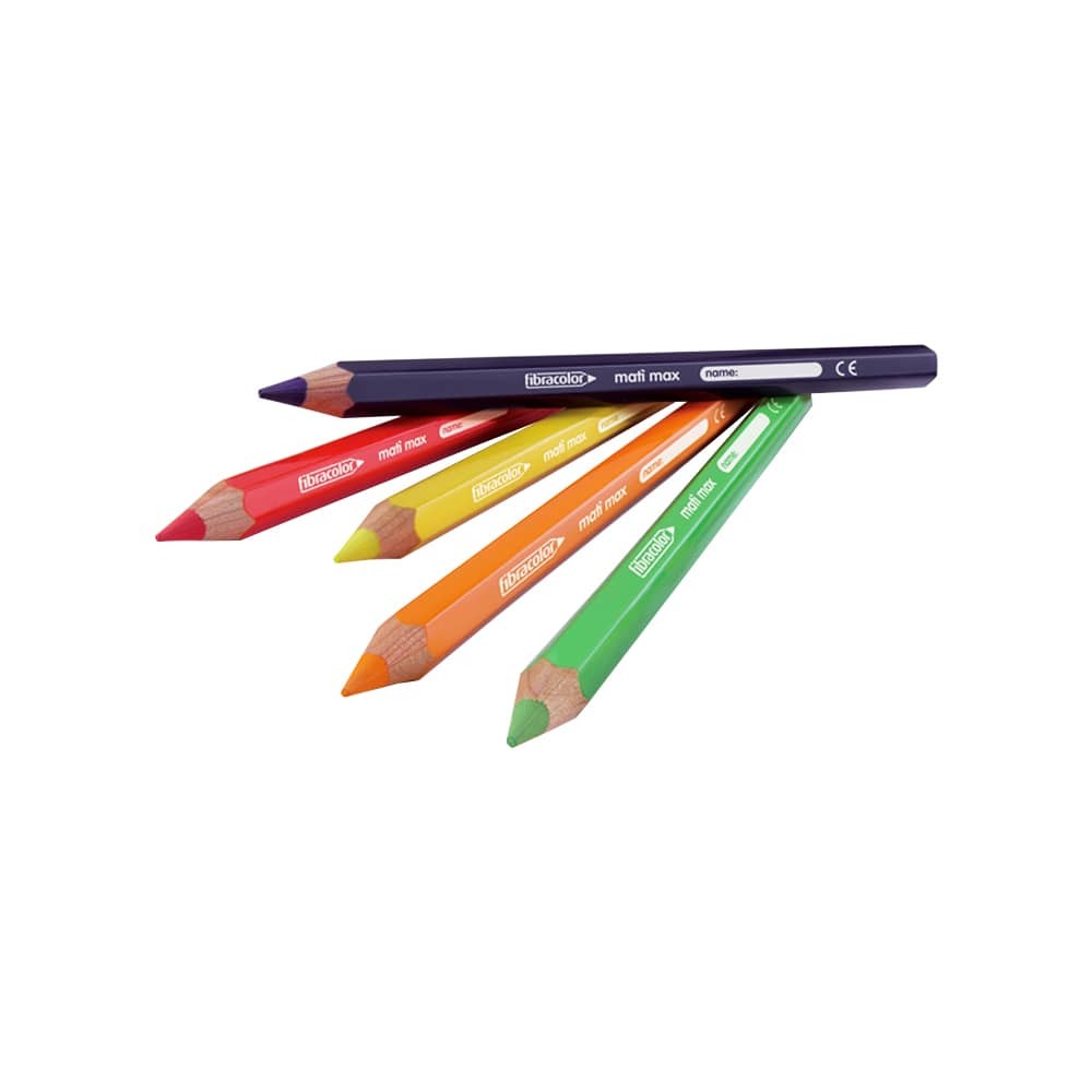 Art Fibracolor Mati Max Kalın Kuru Boya 12'li