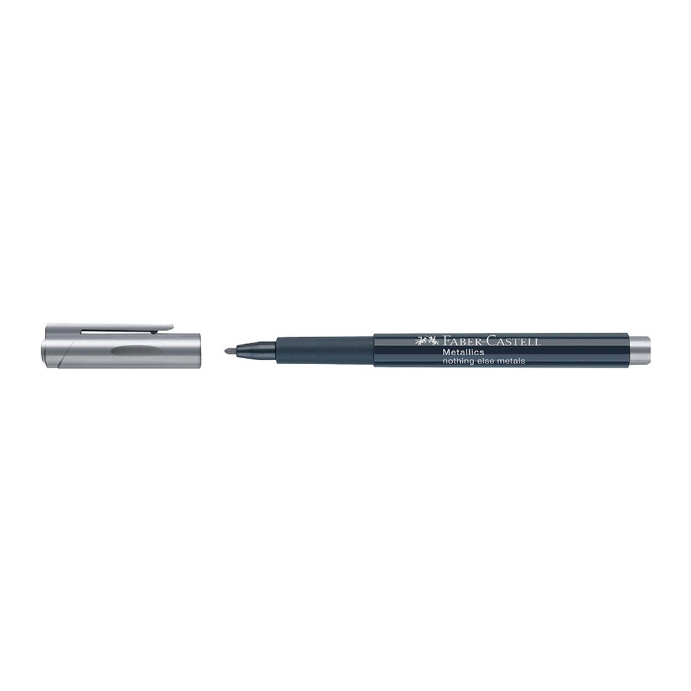 Faber-Castell Metalik Markör Gümüş