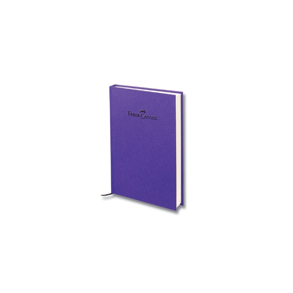 Faber-Castell Defter Natural Seri A5 Gizli Spiralli 140 Yaprak Kareli Mor