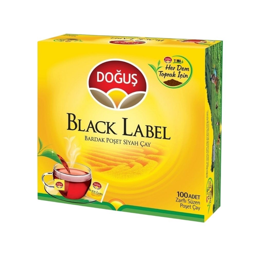 Doğuş Çay Black Label Bardak Poşet 2 gr 100'lü