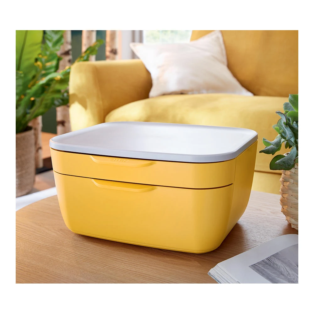 Leitz Cosy Çekmeceli Evrak Rafı Sarı