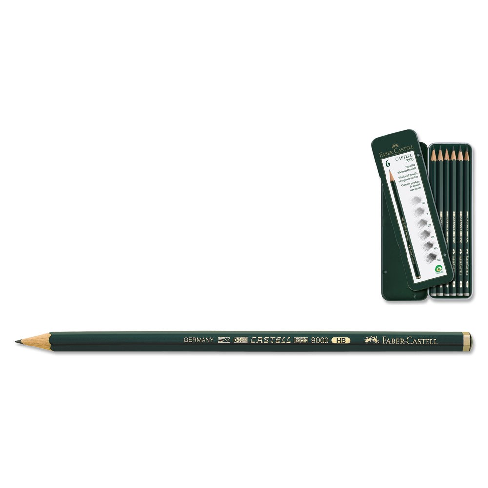 Faber-Castell Dereceli Kurşun Kalem 6'lı Metal Kutu