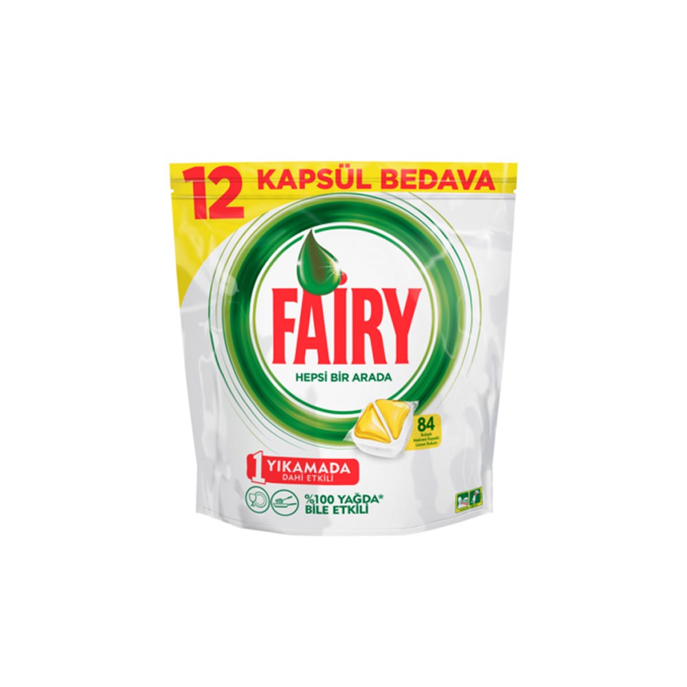 Fairy Deterjan Tablet Hepsi 1 Arada 84'lü